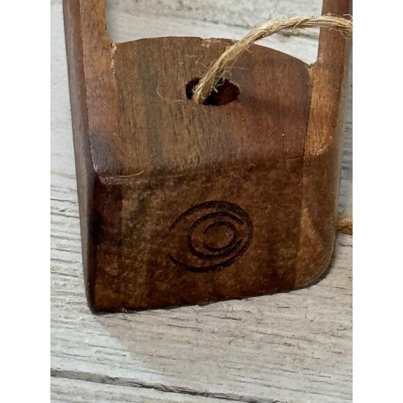 Handcrafted Wooden Kitchen Tongs With Grooved Tips & Hole For Hanging cooking - Picture 4 of 8